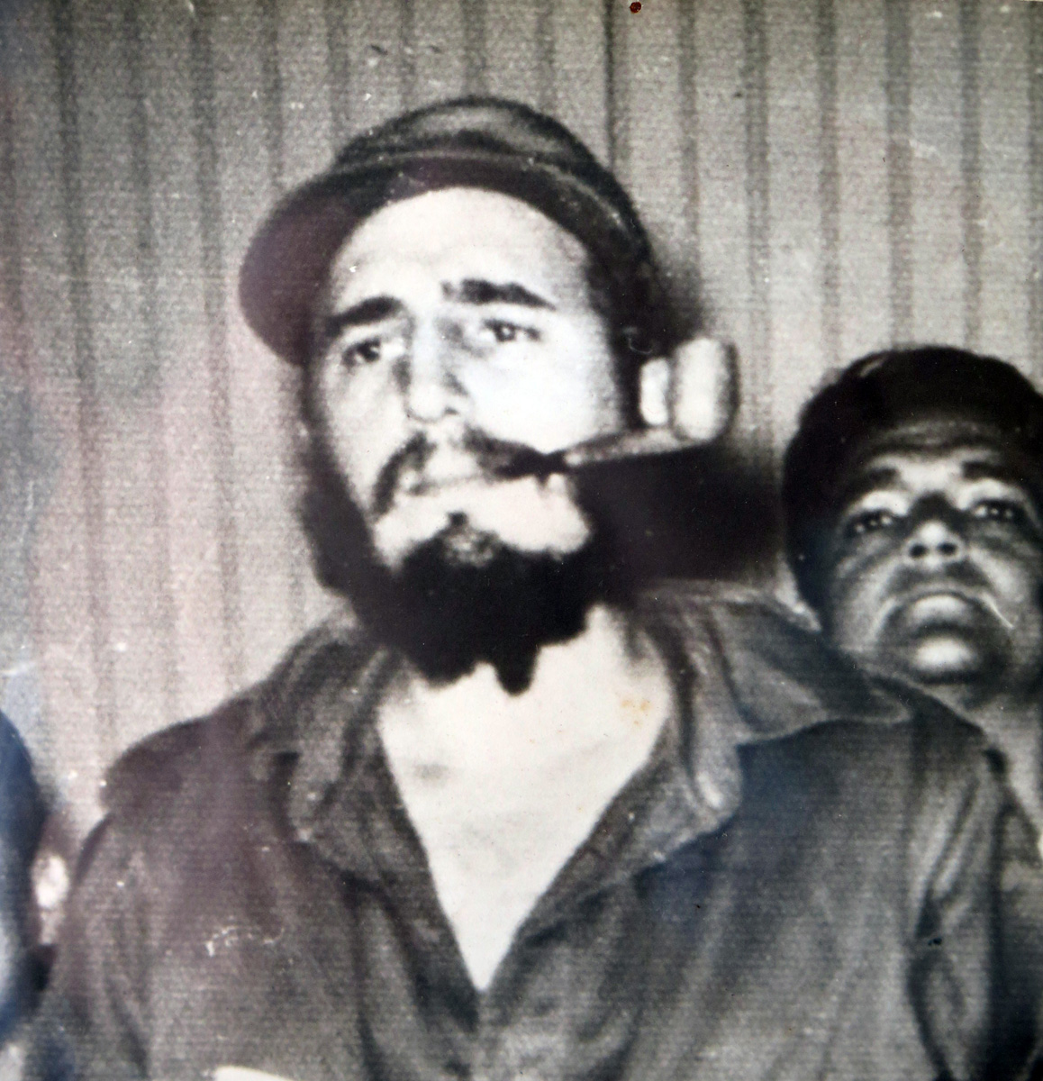 Museo de la Revolucion, Fidel with pipe