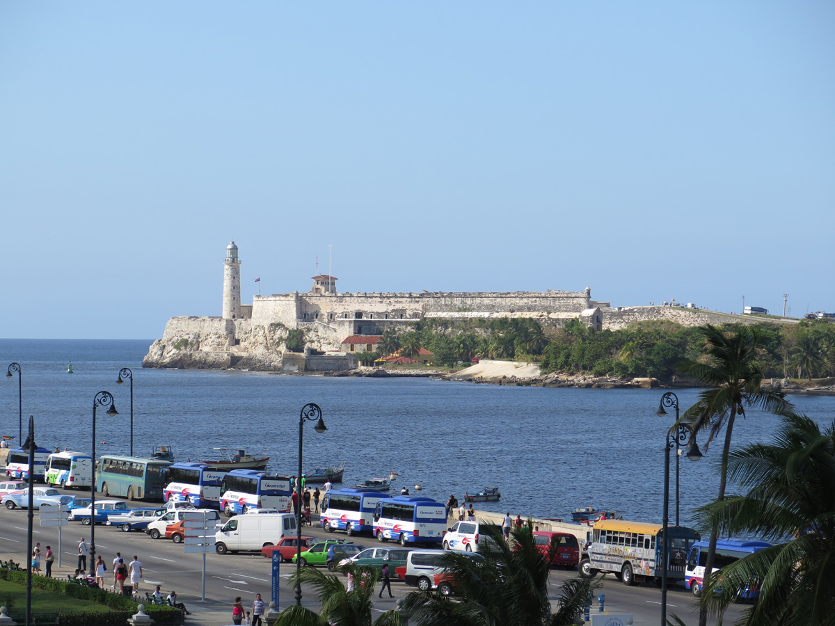 Old Havana, Havana harbor entrance From Castillo de la Real Fuerza