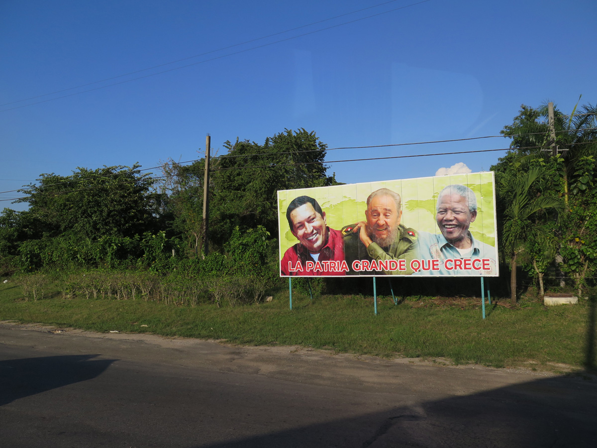Cienfuegos, Chavez, Fidel, Mandela