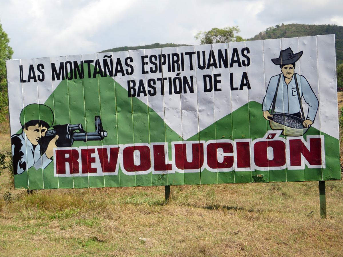 Trinidad, The Mountains -  Stronghold of the Revolution 3 miles West of Trinidad