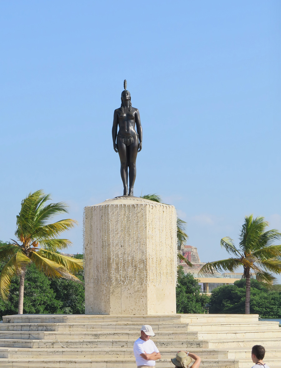 Cartagena, Monumento a la India Catalina