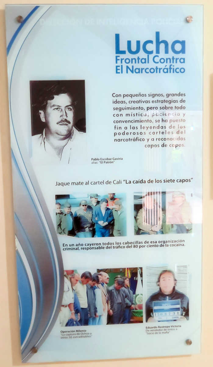 Policia Nacional Museo, The fight against narcotics