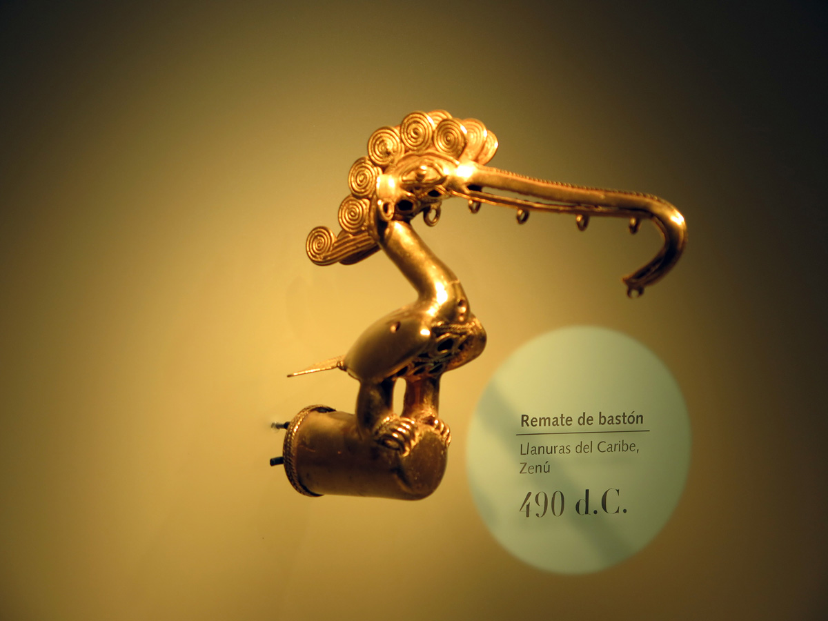 Museo del oro, Zenu bird, 490 AD