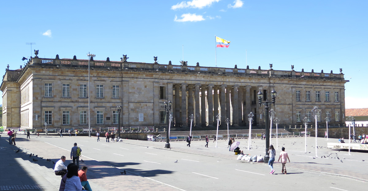 Bogota, Plaza de Bolivar: Capitolio Nacional