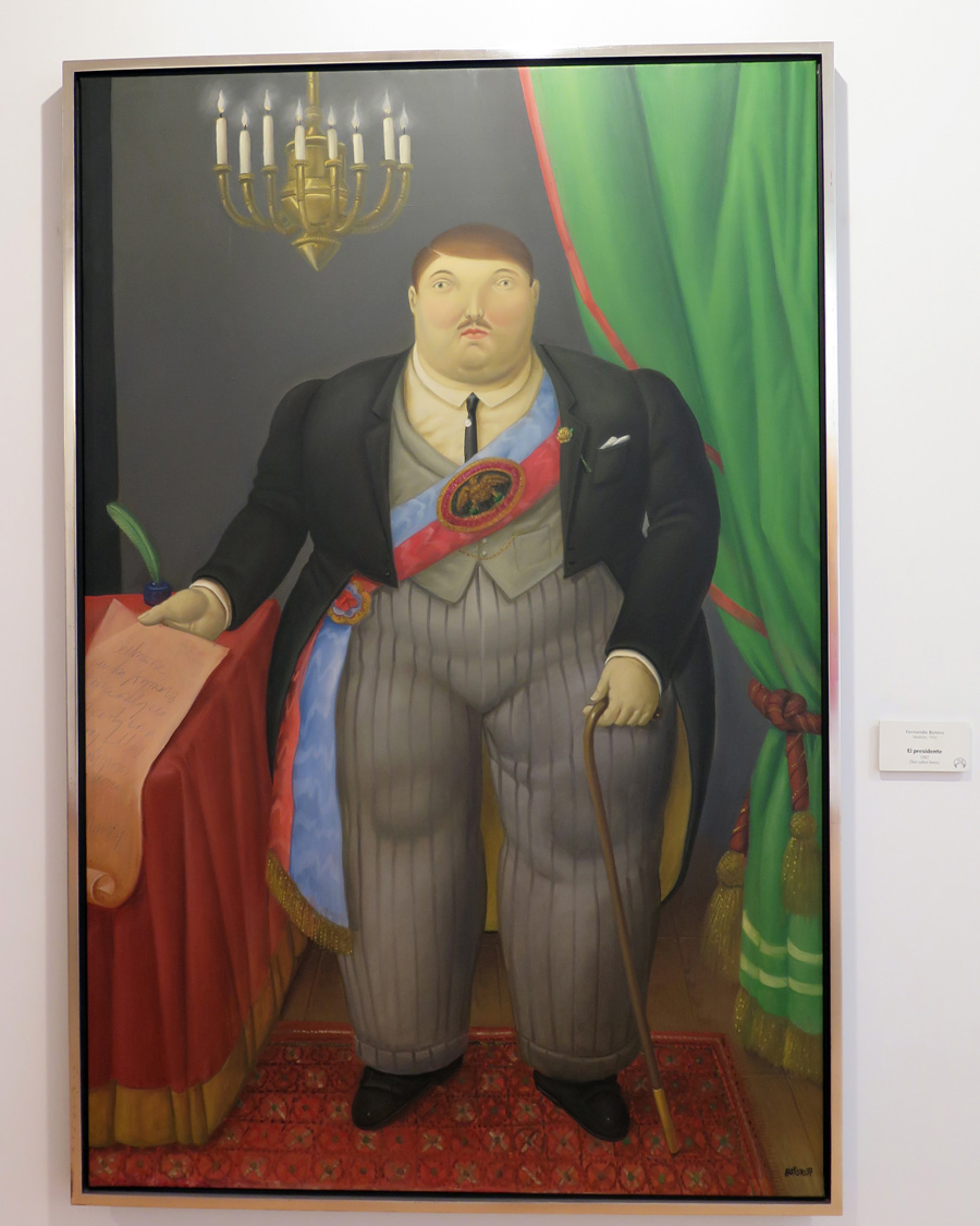 Botero Museum, "El Presidente".  Botero 1997