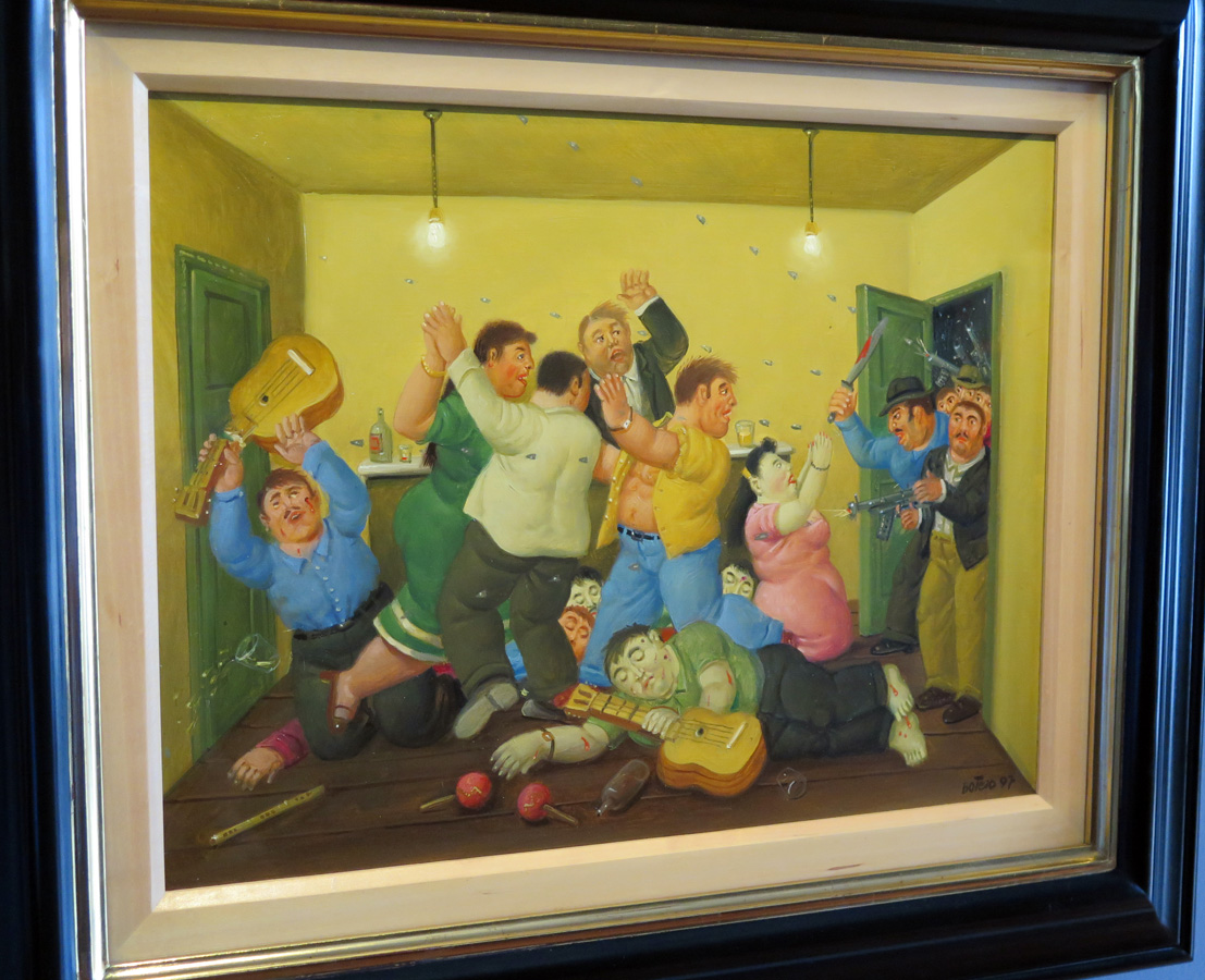 Botero Museum, "Masacre de Mejor Equina".  Botero 1997