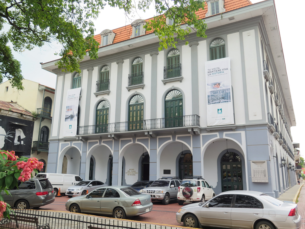 Panama City, Canal Museum.  French Canal Co. HQ