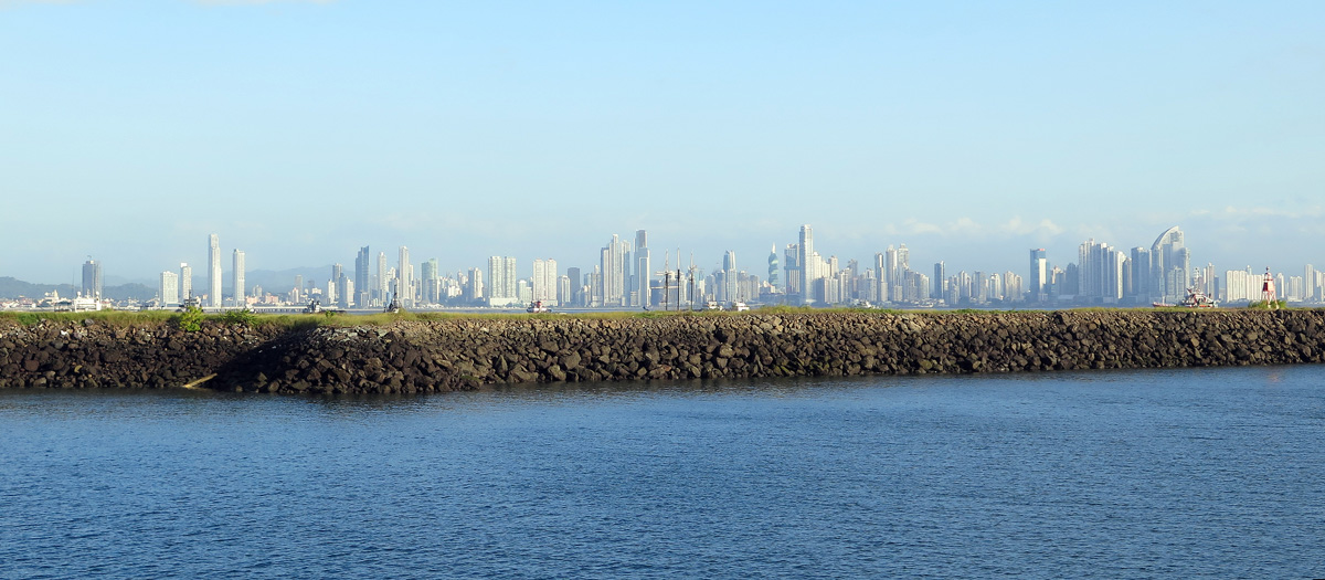 Panama Canal Transit, Panama City Skyline