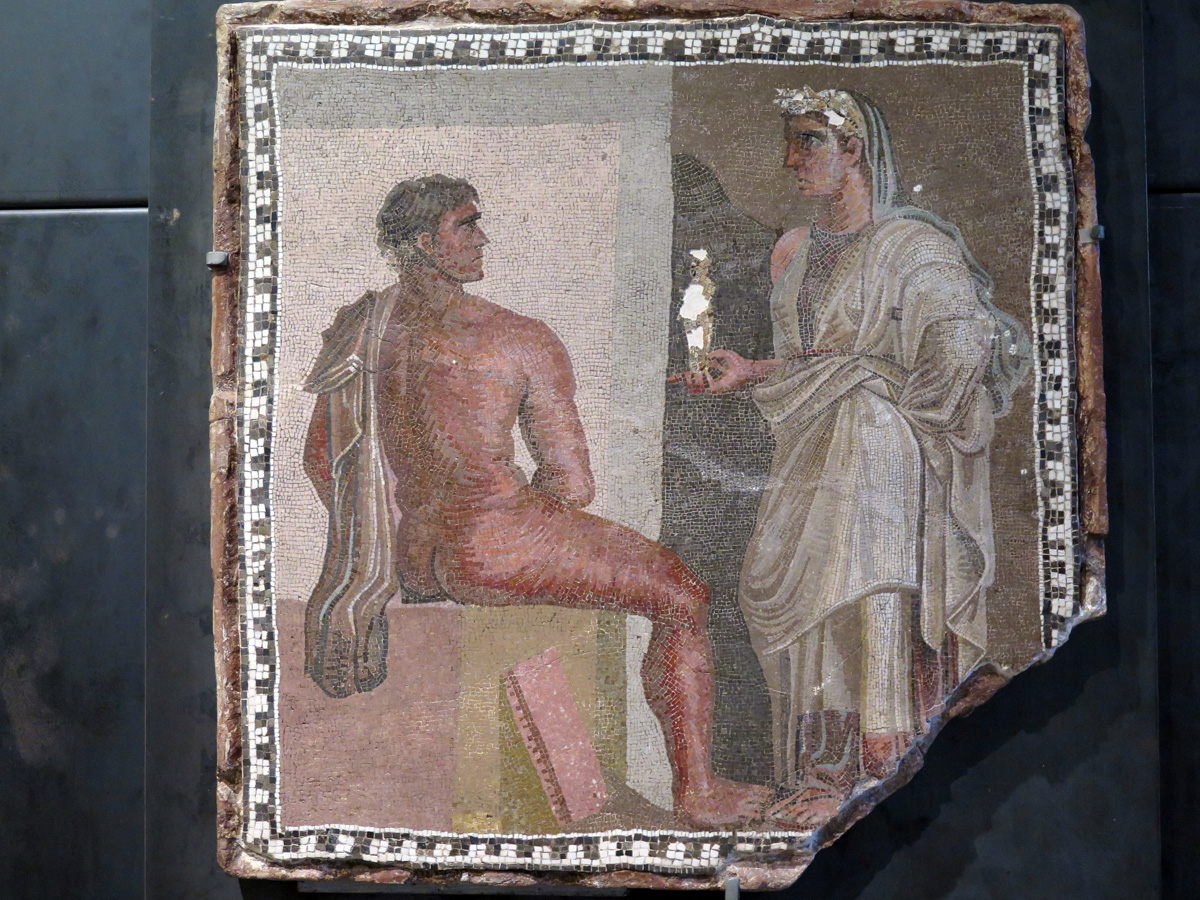 Capitoline Museum, Very fine micro-mosaic (2nd-3rd c)
