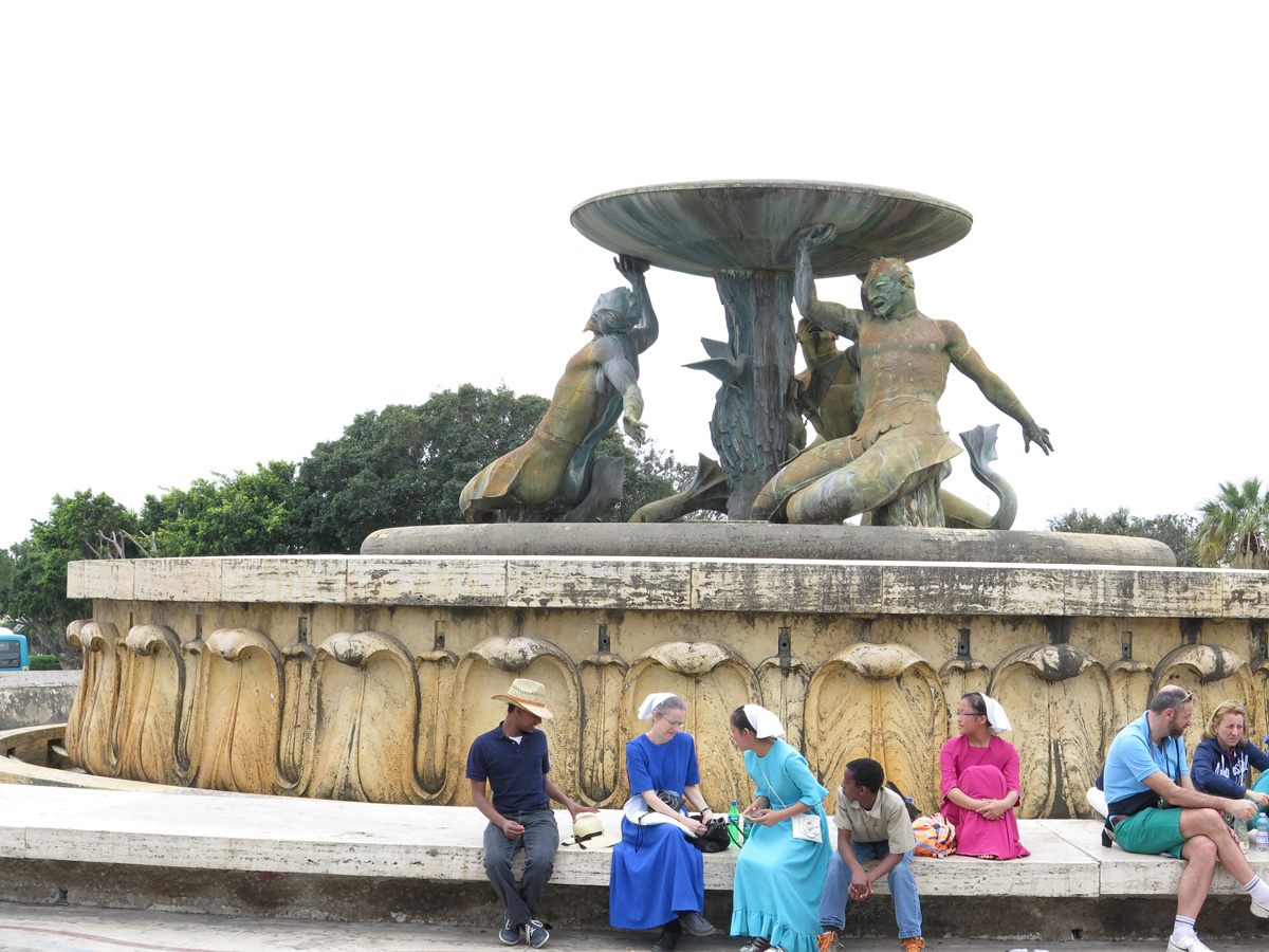 Valletta, Triton Fountain