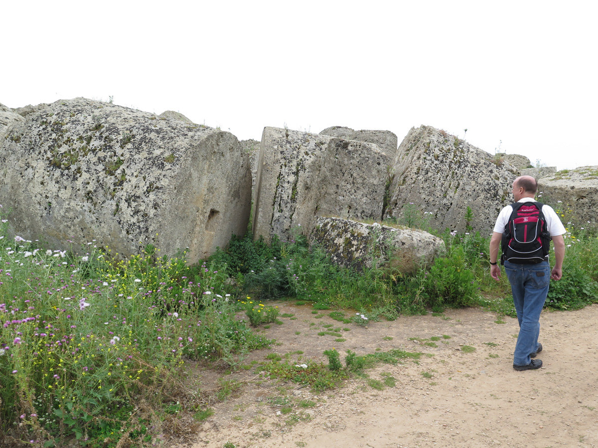 Selinunte, Fragments of giant temple "G"