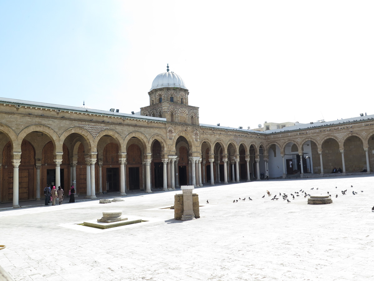 Tunis Medina, Zaytuna Mosque from 8th c.