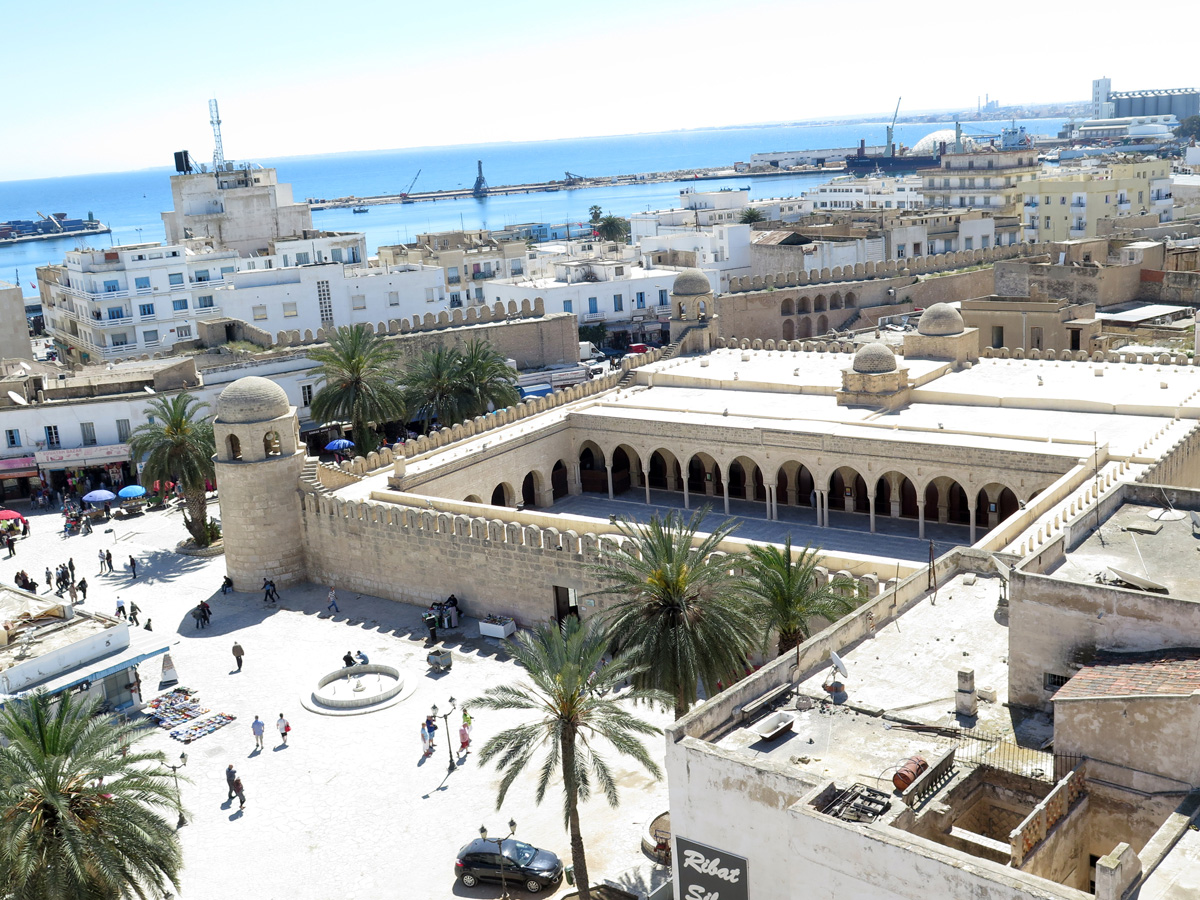 Sousse, View into Sousse Mosque