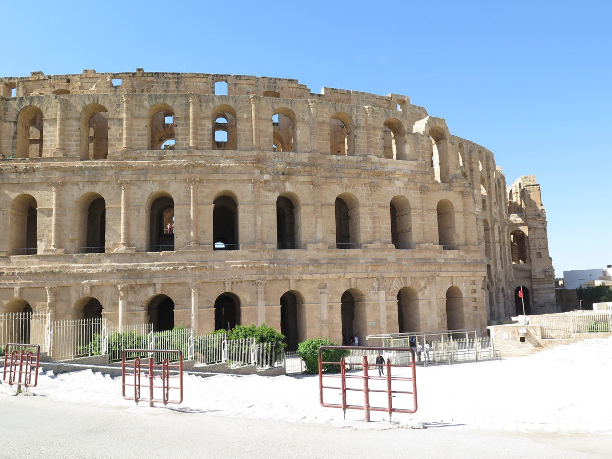 El Jem Colloseum, Colloseum from the South