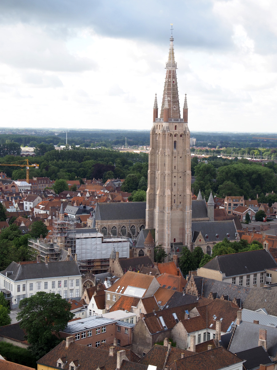 Bruges, View from Belfort: Church of Our Lady