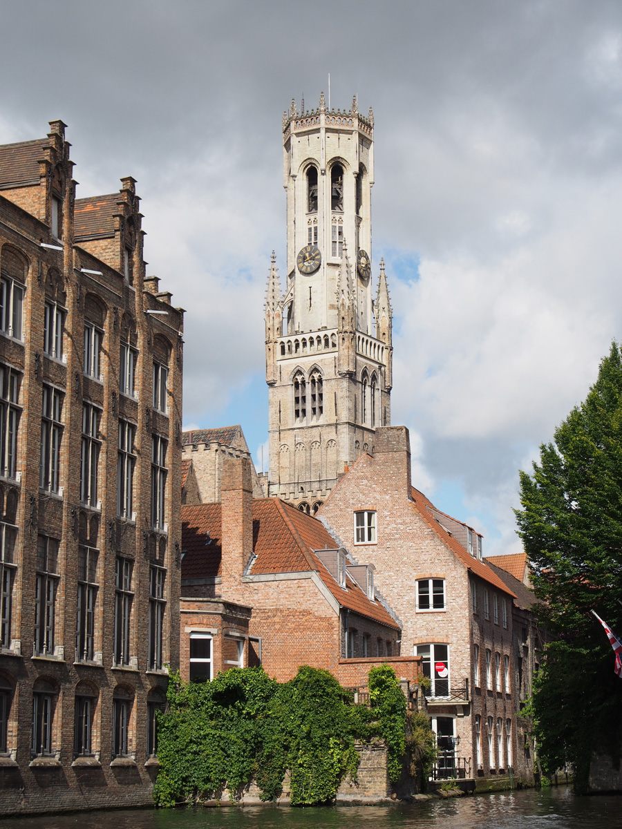 Bruges, Canal Tour: Belfort