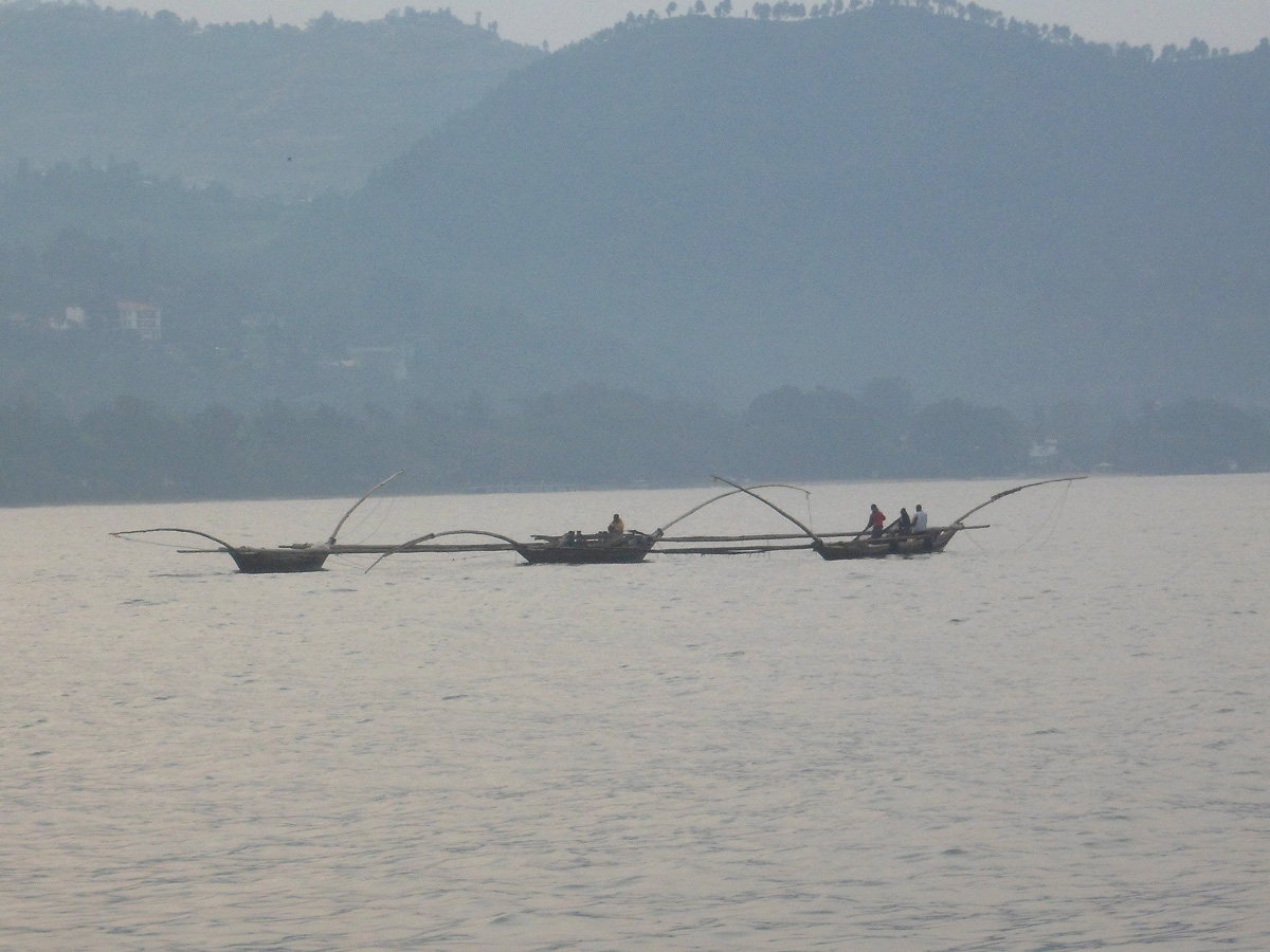 Goma, Fishing boats on Lake Kivu