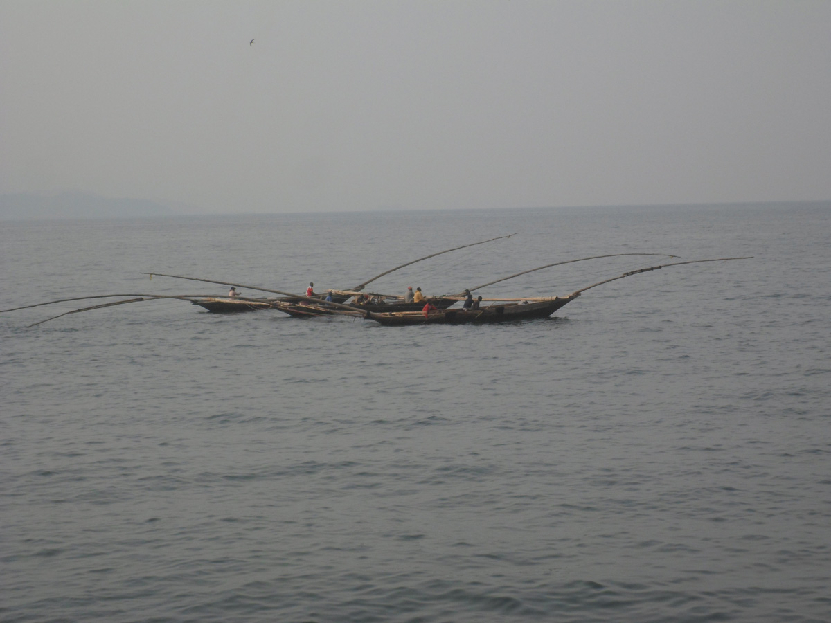 Goma, Fishing boats on Lake Kivu