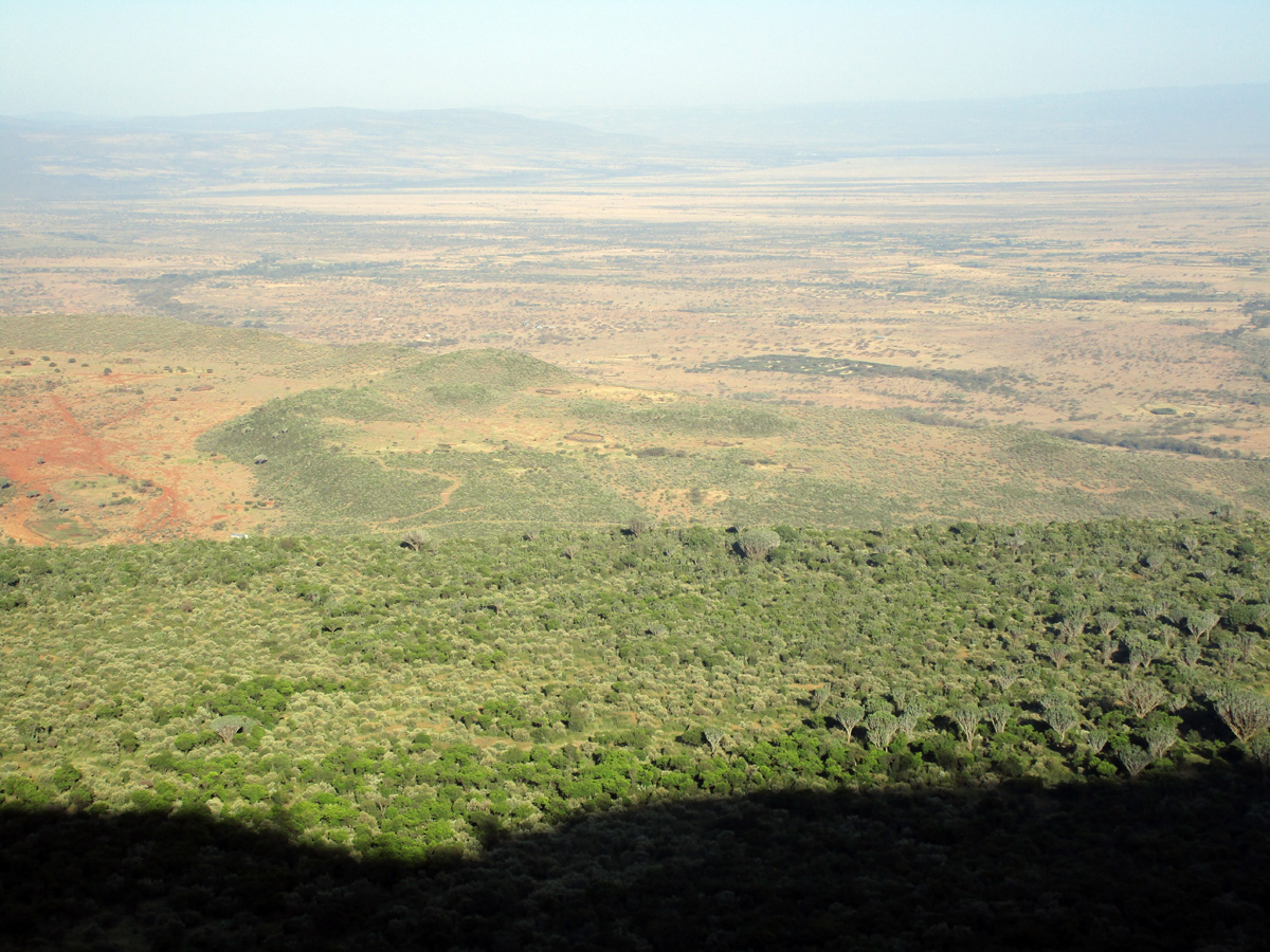 Masai Mara, View into Rift Valley, 20 miles NW of Nairob