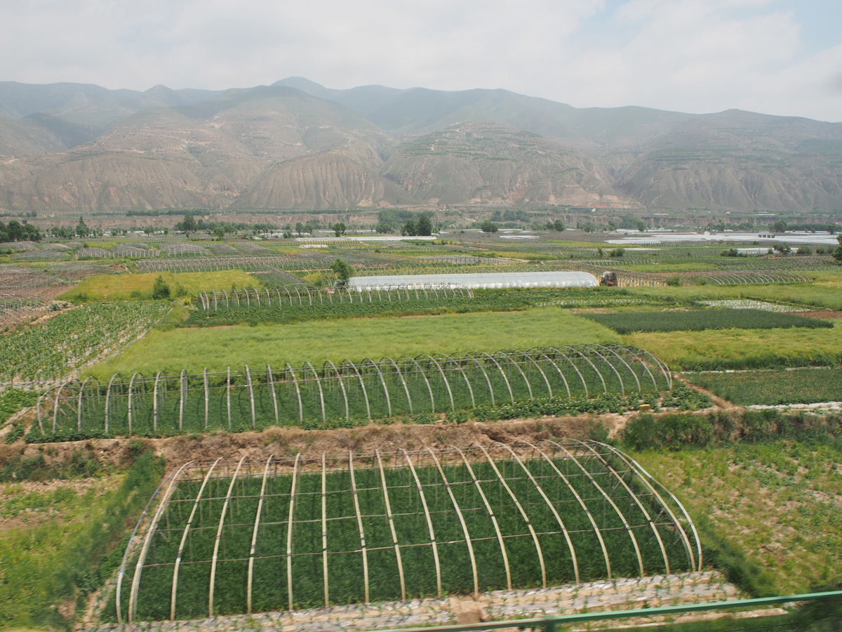 To Xian, 107 miles SE of Lanzhou