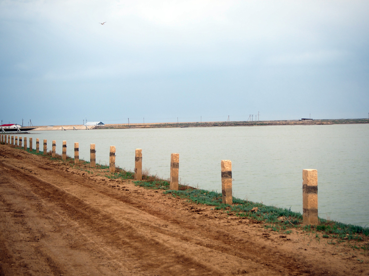 Kokaral Dam, Syr Darya River, 15 miles East of Kokaral
