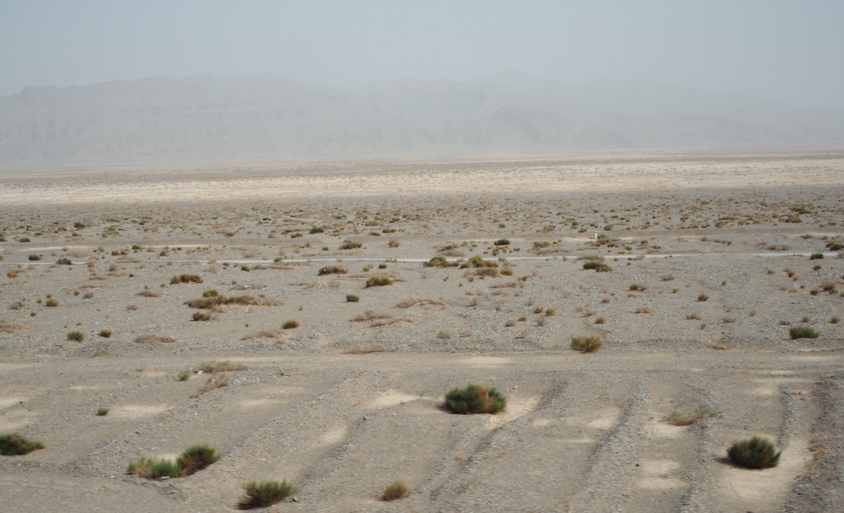 Kuqa, 160 miles ENE of Kashgar