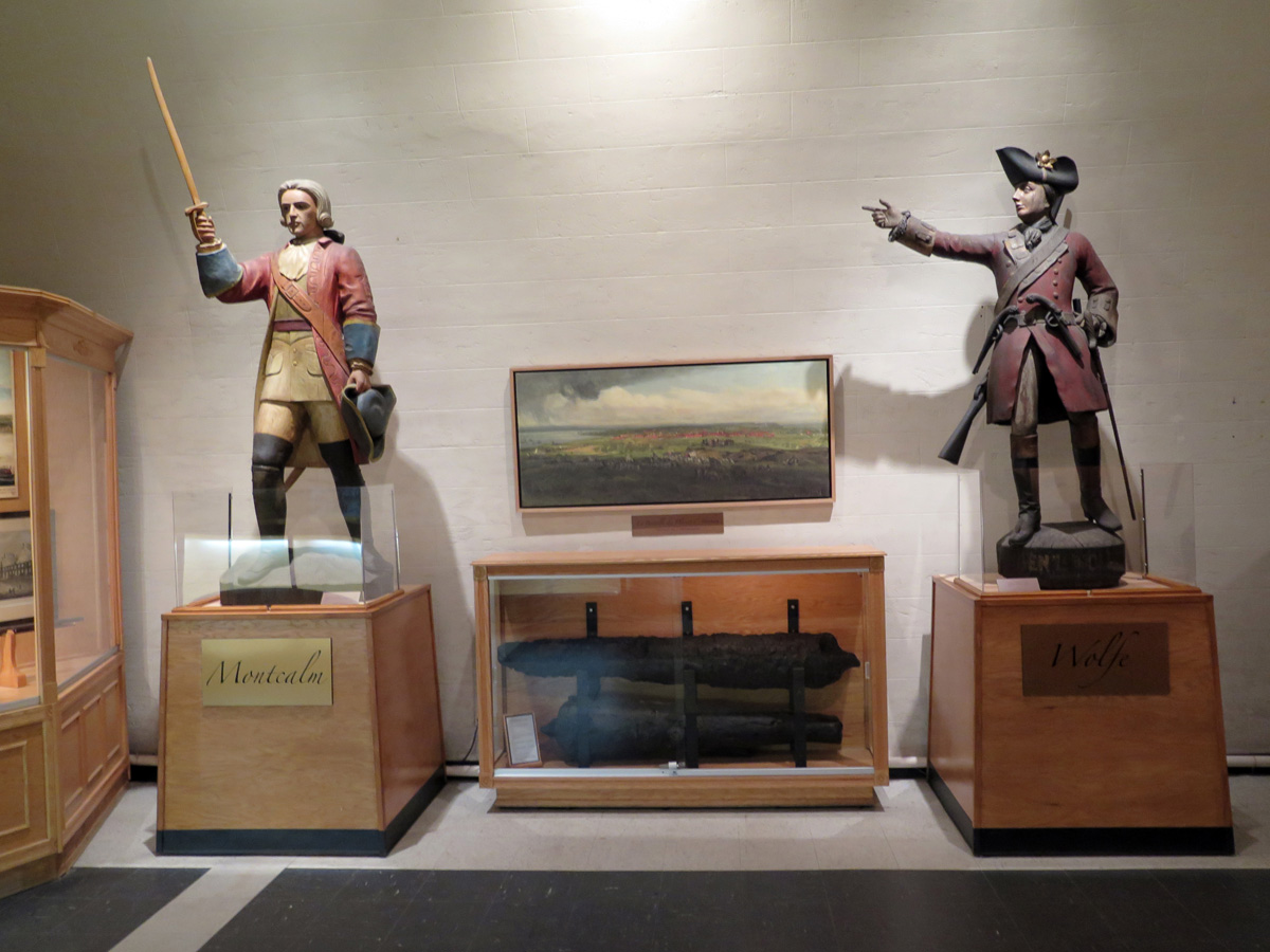Quebec, Citadel Museum: Montcalm & Wolfe