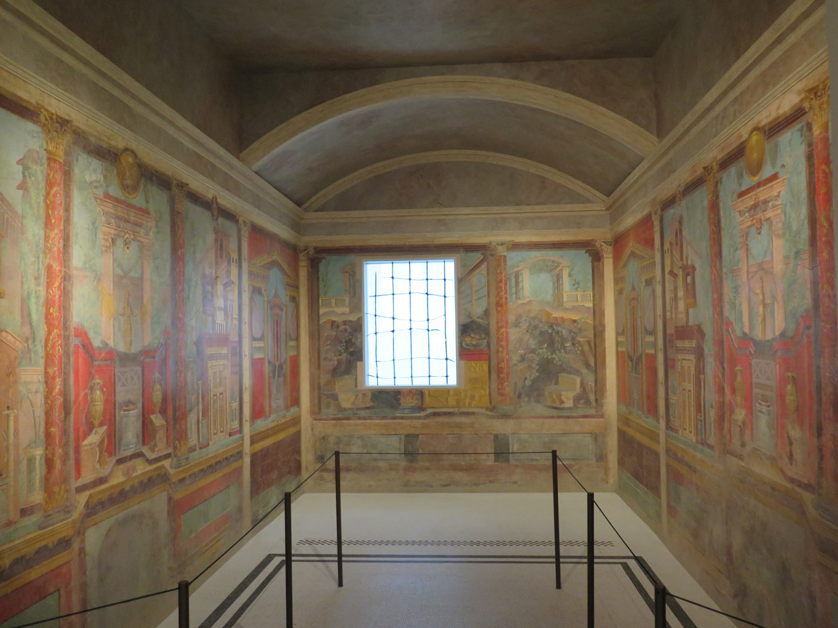 Metropolitan Museum, Roman painted bedroom, Boscoreale, ~40 BC