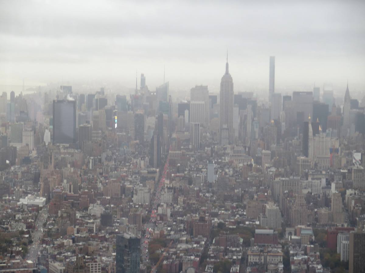 World Trade Center, View from Freedom Tower to uptown
