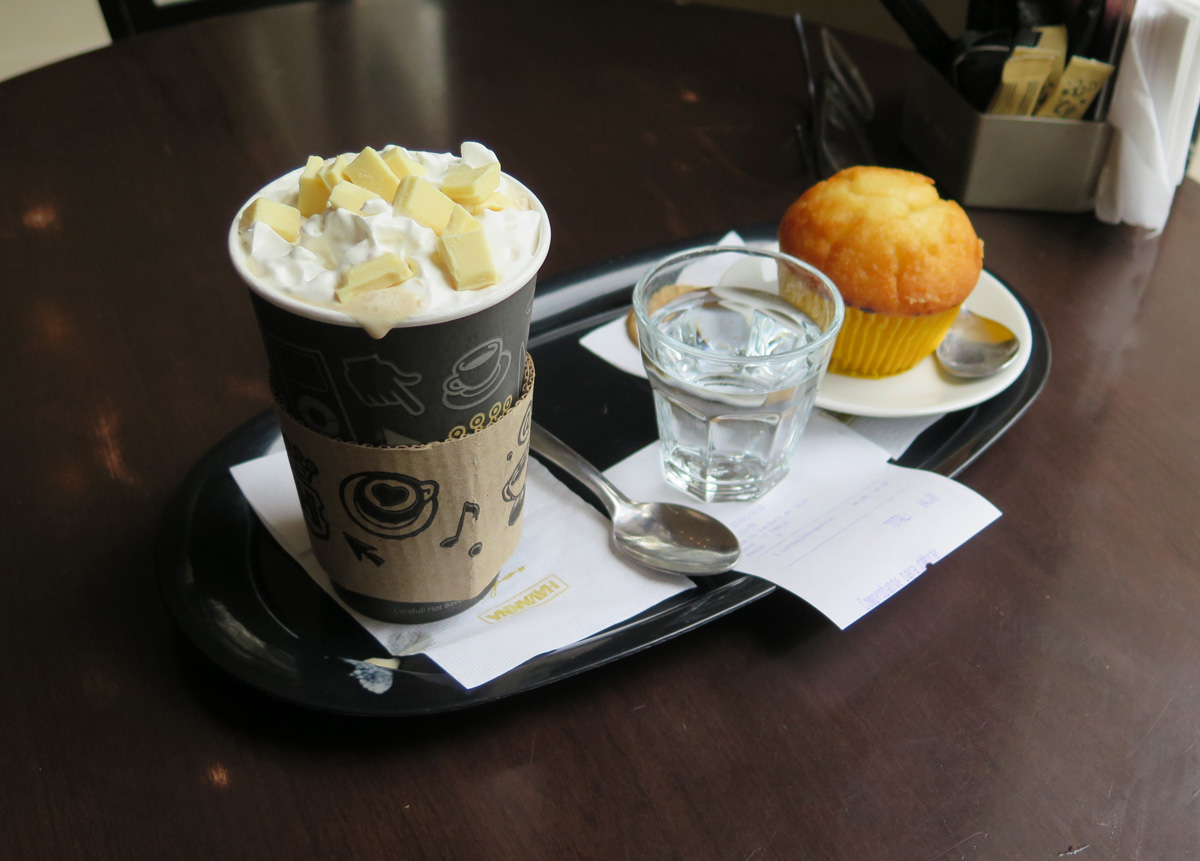 Buenos Aires, Cafe Havana: Chocolate Blanco Latte