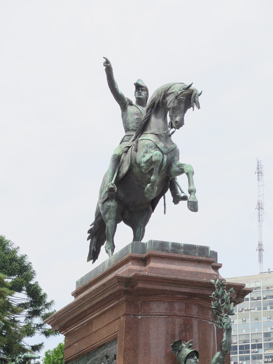 Buenos Aires, Jose de San Martin at Plaza San Martin