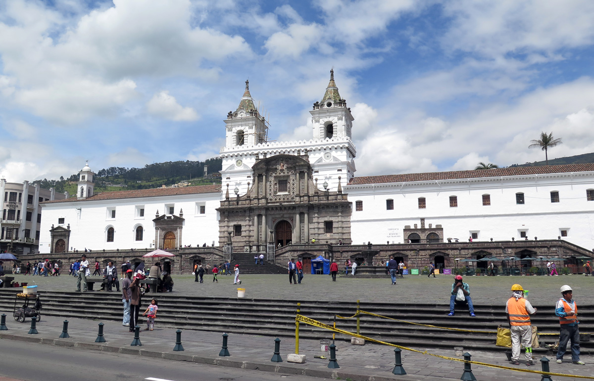 Around Quito, San Francisco Monastery