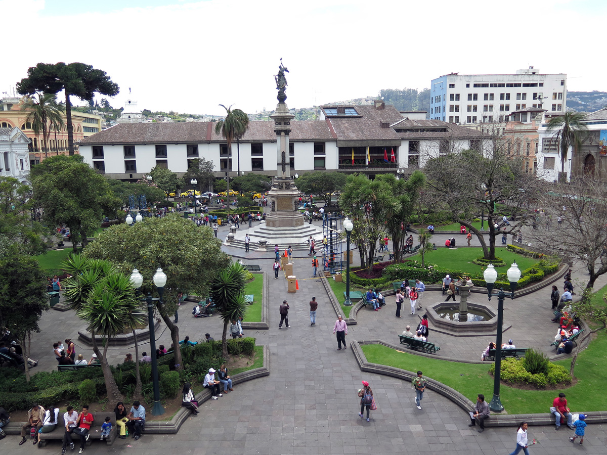 Plaza Grande, Plaza Grande, from Pres. Palace