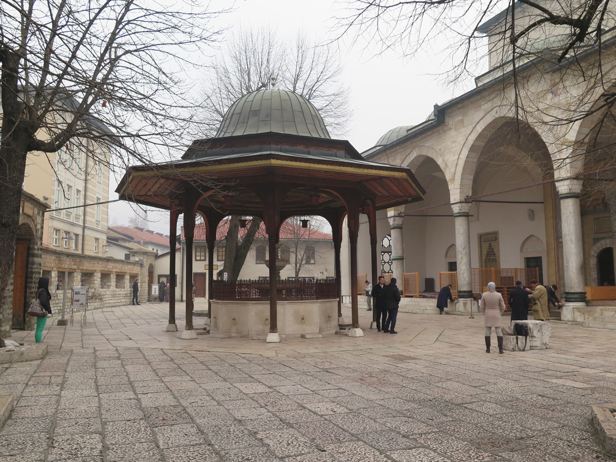 Sarajevo 2015, Gazi Husrev-beg Mosque courtyard