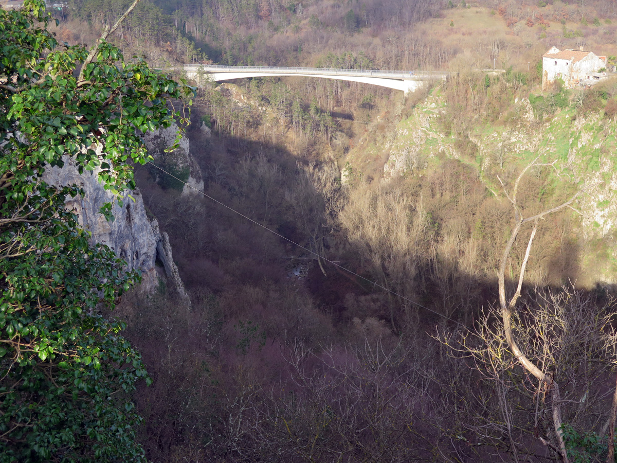 Pisino, Bridge over Pazin Gorge