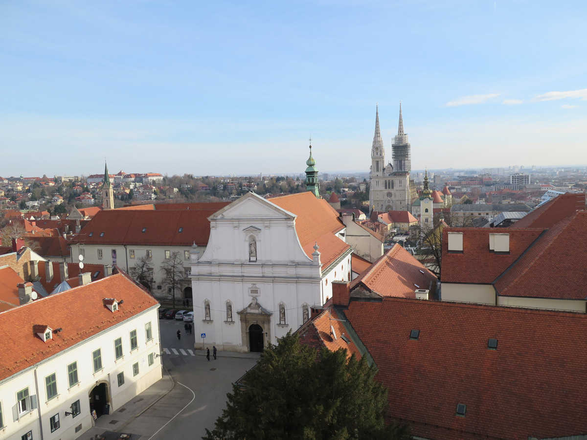 Zagreb, View from Lotrscak Tower