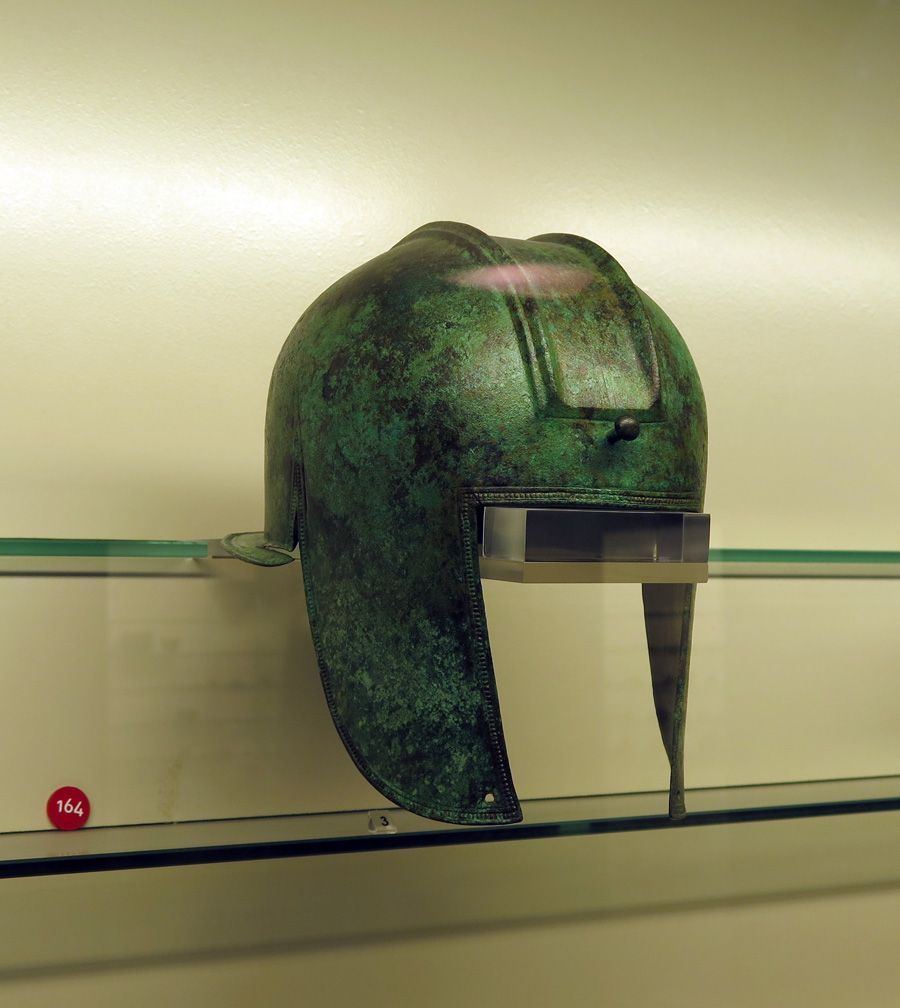 Split Archaeological Museum, Bronze Helmet (~4th c BC)