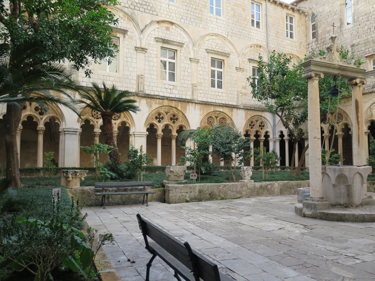 Dubrovnik, Dominican Monastery cloister