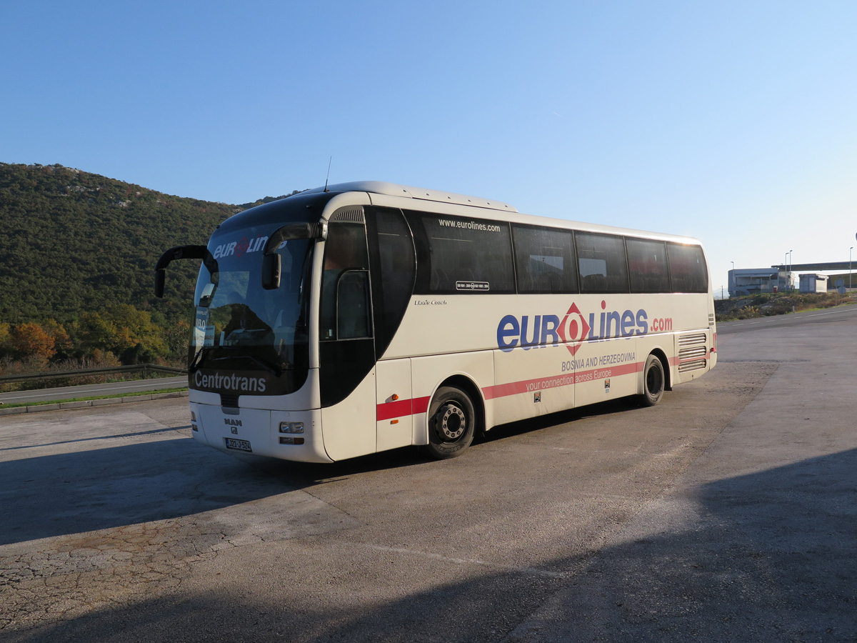 Dubrovnik, Eurolines to Sarajevo