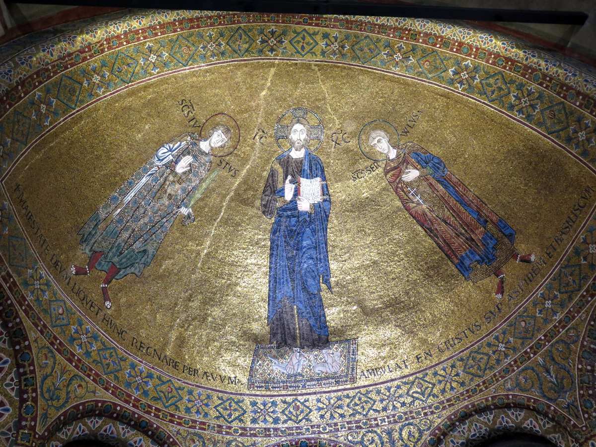 San Giusto, San Giusto: 14th c (?) mosaic
