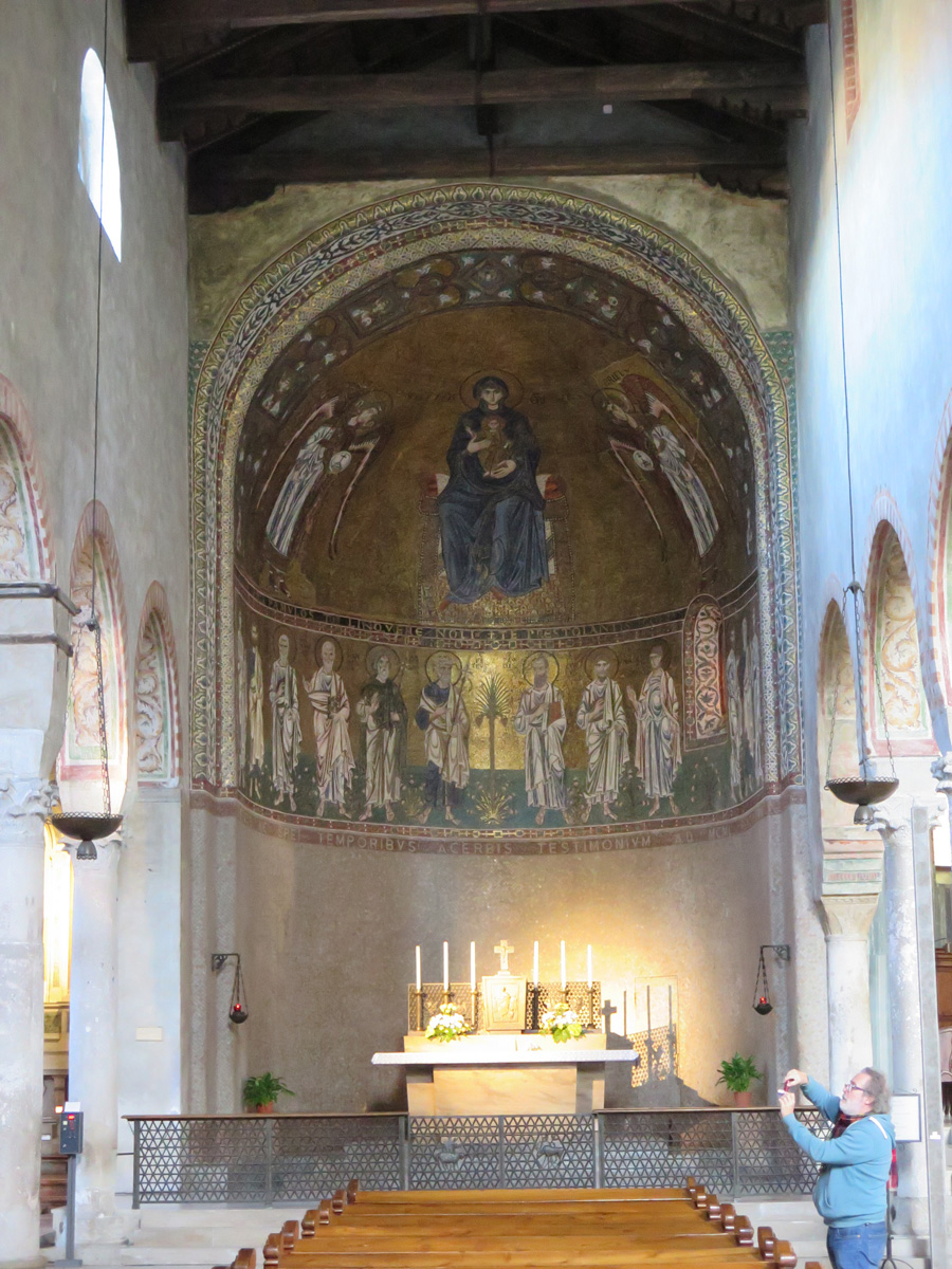 San Giusto, San Giusto: 14th c (?) mosaic