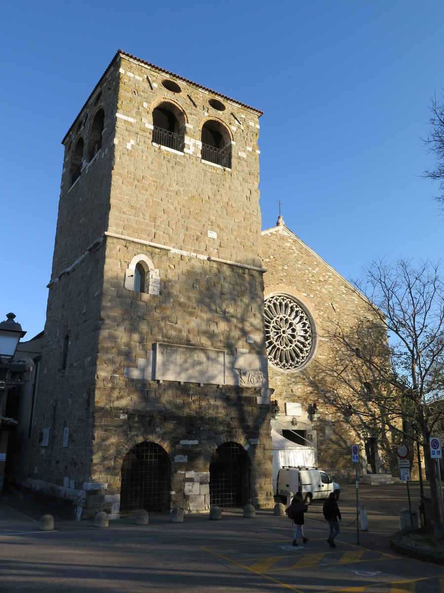 San Giusto, Basilica di San Giusto (12-14th c, on 5th c. site)