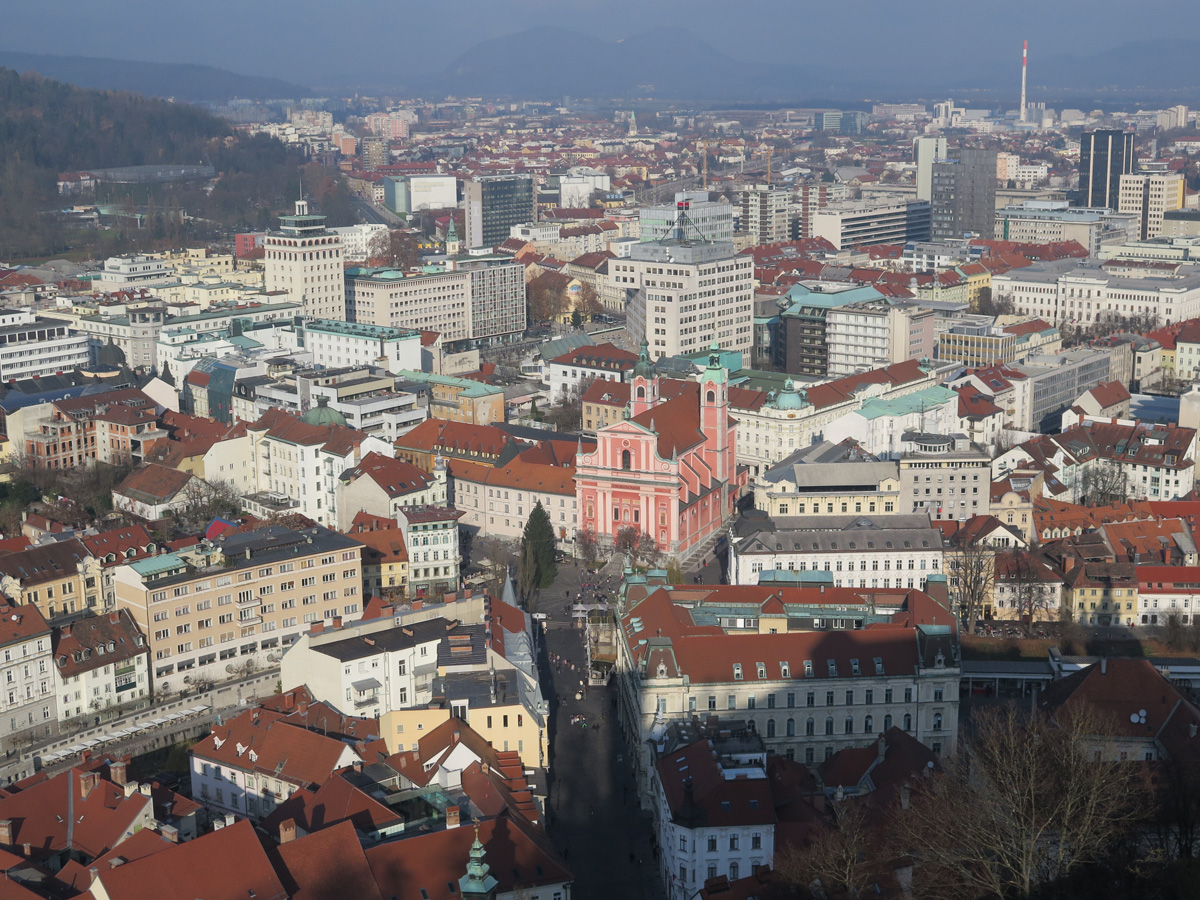 Ljubljana, Ljubljana view from Castle