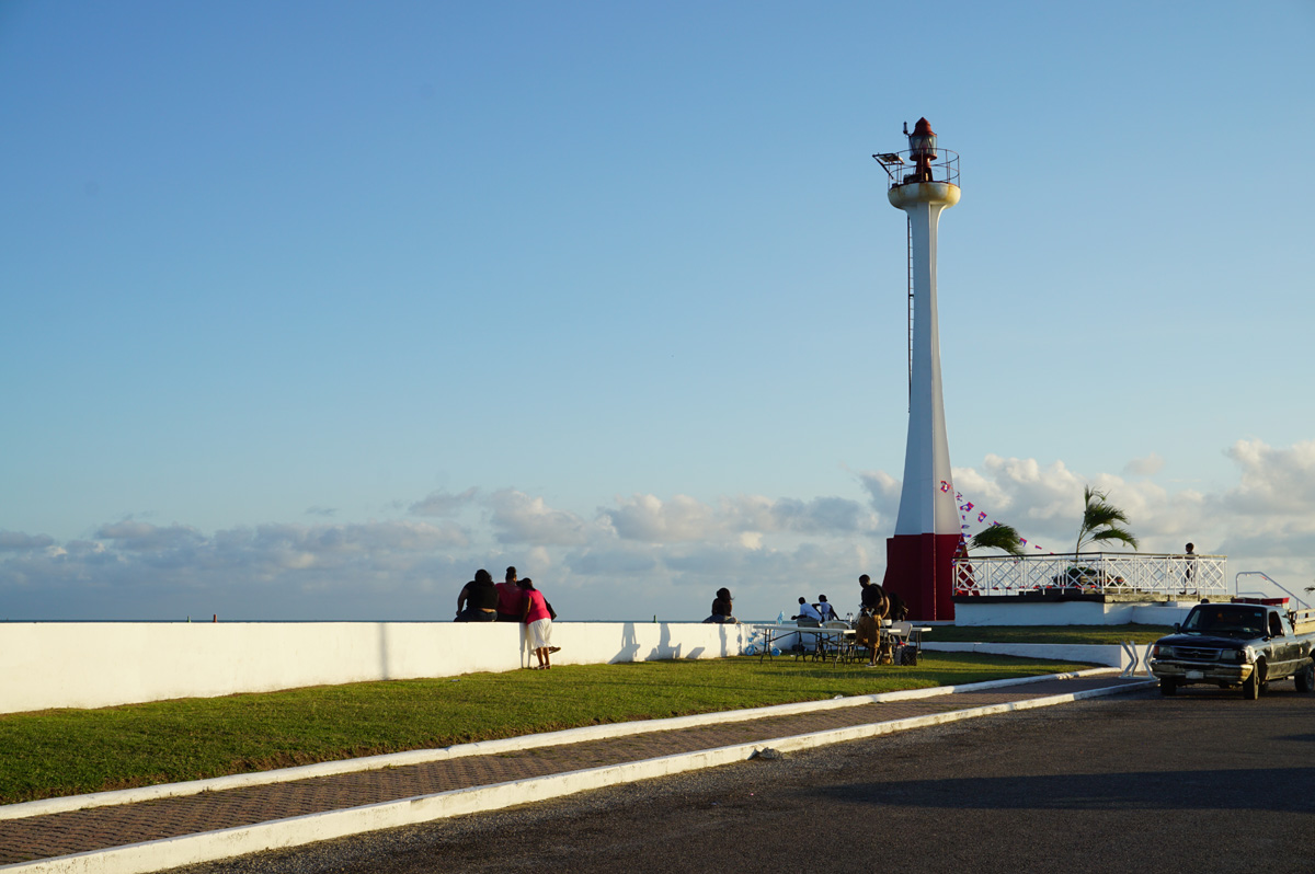 Belize City, Waterfront & Lighthouse