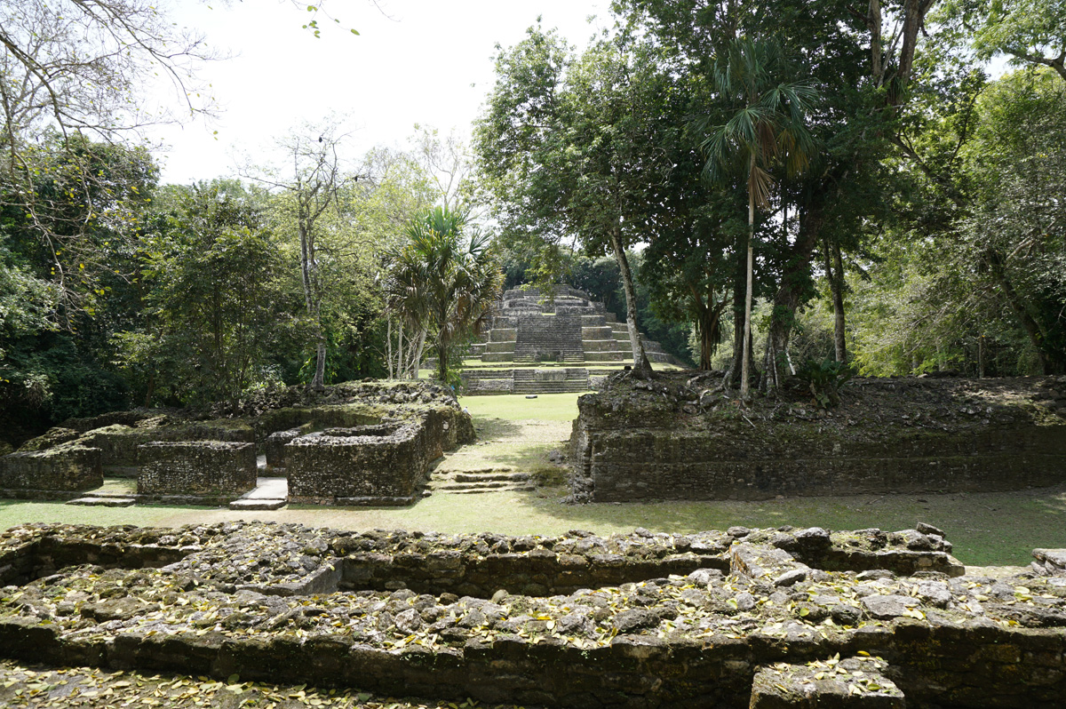 Lamanai, Approaching Jaguar Temple