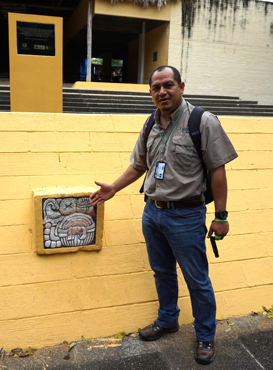Tikal, My site guide, Melvin.