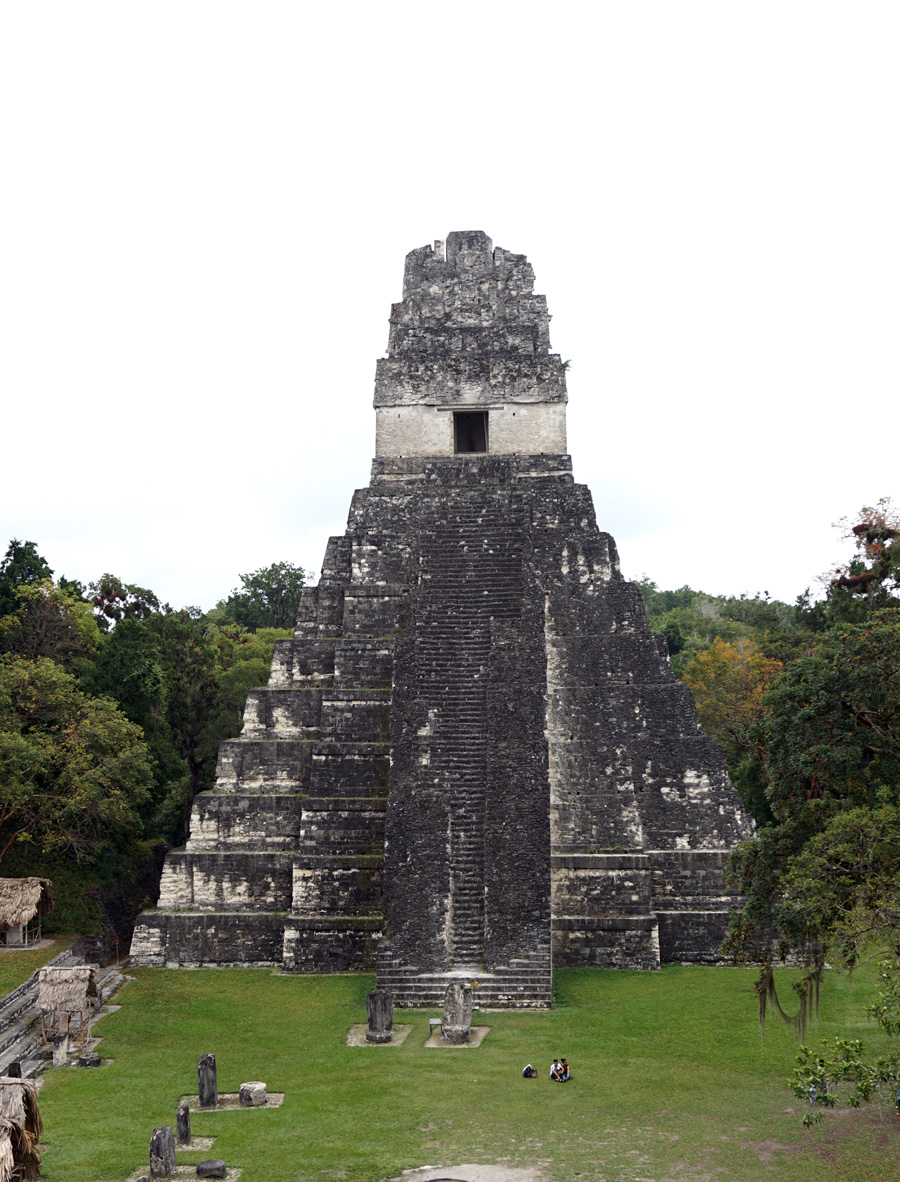 Tikal, Temple I, from Temple II