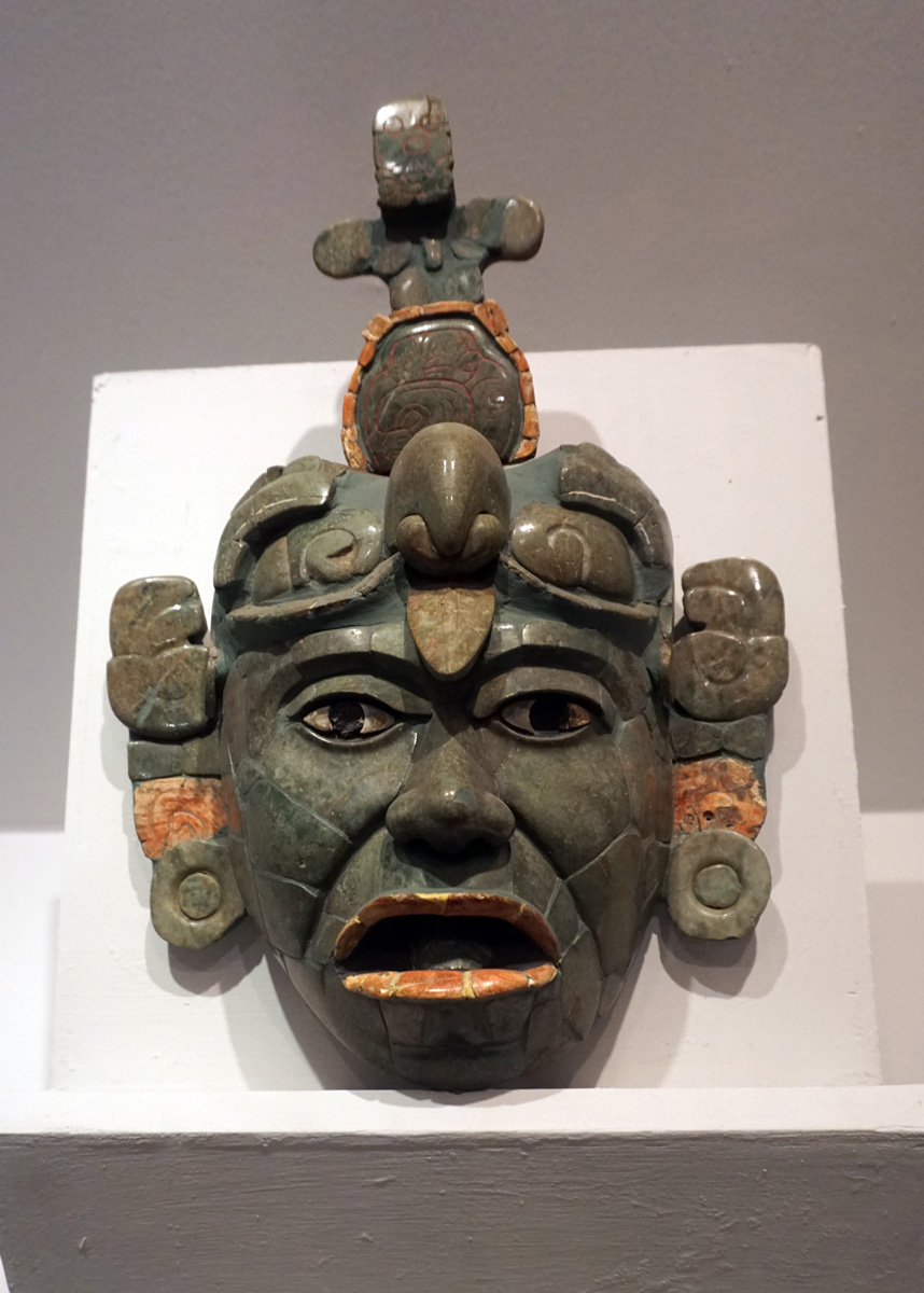 Archaeological & Ethnological Museum, Funerary Jade Mask, Tikal 600-900AD