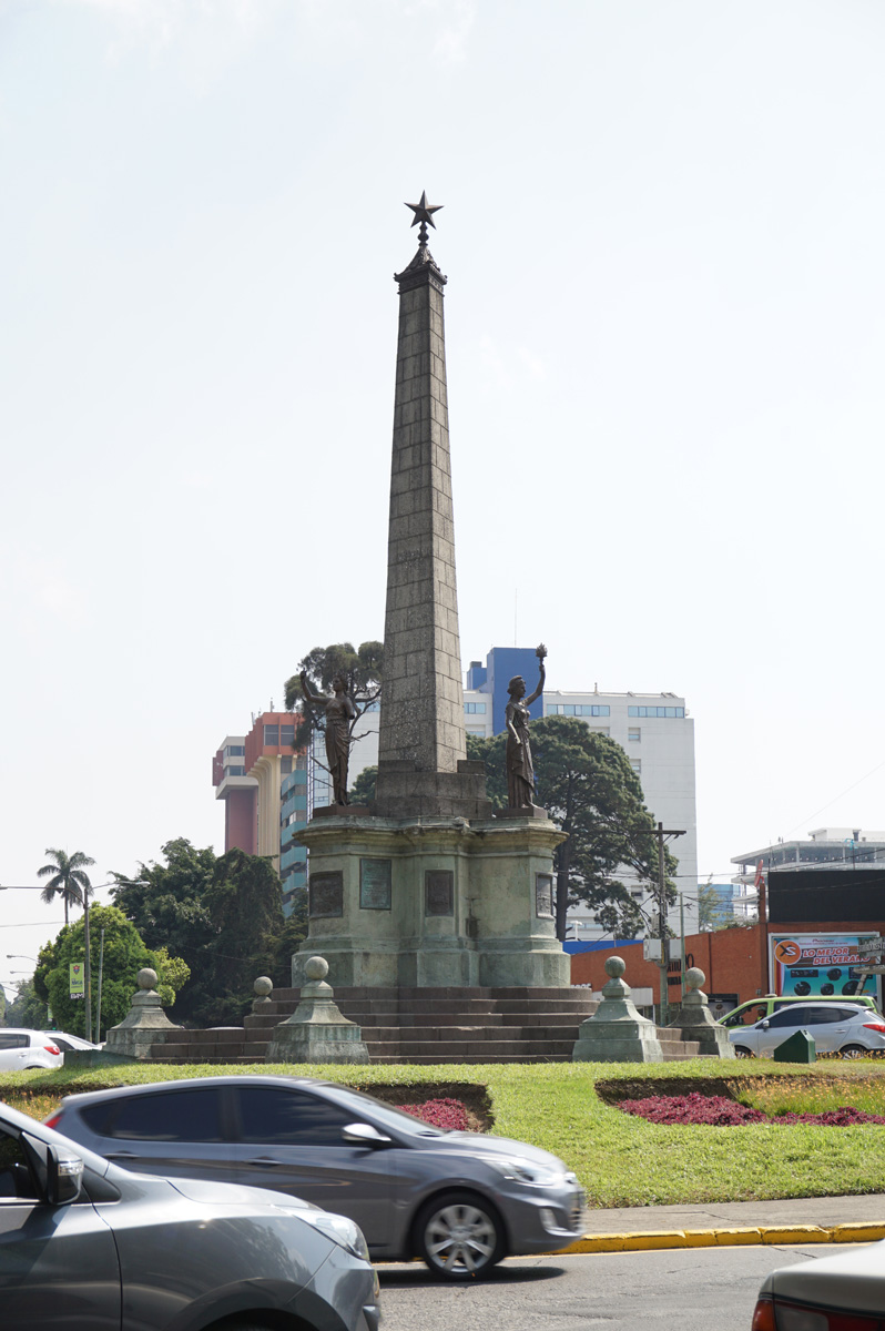 Guatemela City, Monument to the Heroes of the 1856 Central American War It is not, alas, a Soviet obelisk