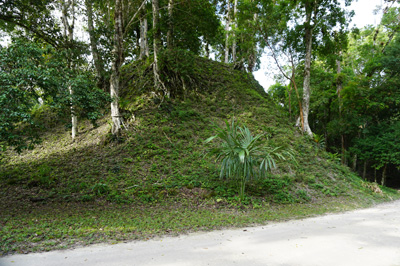 The site abounds with mysterious mounds, Tikal, Guatemala 2016